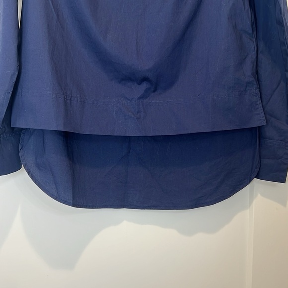 J. Crew Classic Navy Blouse size 2. - Picture 5 of 9